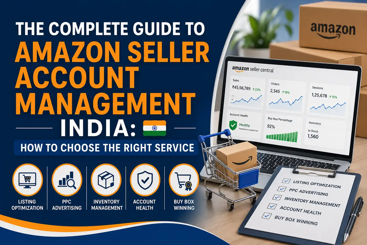 The Complete Guide to Amazon Seller Account Management India: How to Choose the Right Service